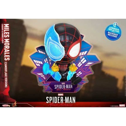 Hot-Toys---Cosbaby---Spiderman---Miles-Morales-Camouflage-Version-(Luminous-Reflective)-1