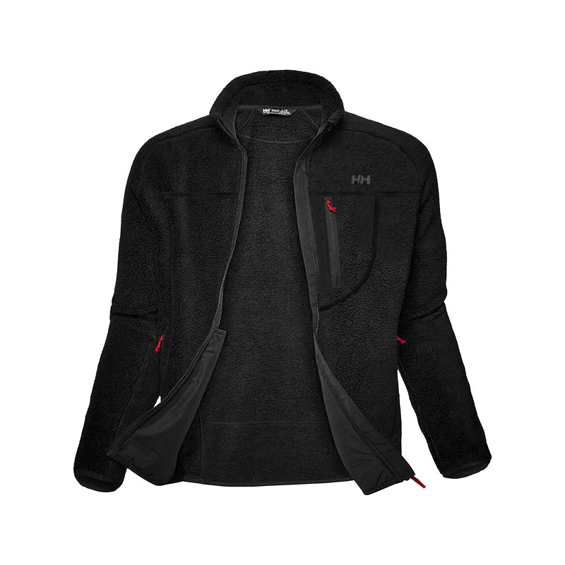 Men's-Panorama-Pile-Fleece-Block-Jacket-Black