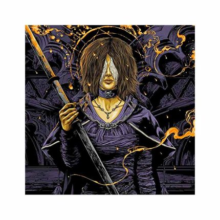 Demon's-Souls-Original-Soundtrack-Vinyl-Exclusive-Translucent-Blue-and-Black-Marble