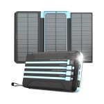Powerology-16000mAh-Solar-Multi-Cable-Power-Bank---Black